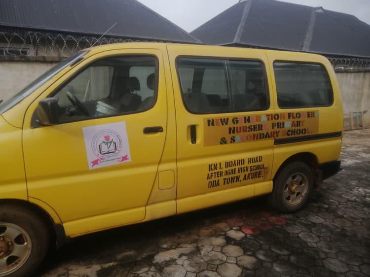 New Generation Flowers Schools bus